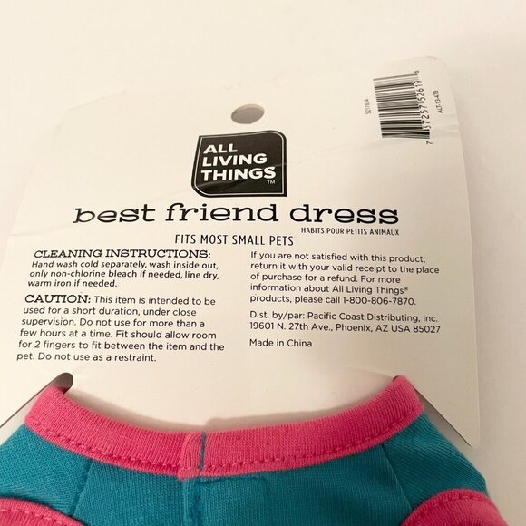 All Living Thigs Best Friend Dress for Small Pets - Picture 6 of 8